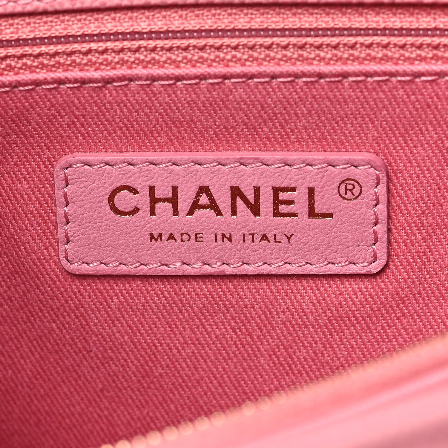 Chanel Caviar Chevron Quilted Small Coco Handle Flap Pink 6 of 10