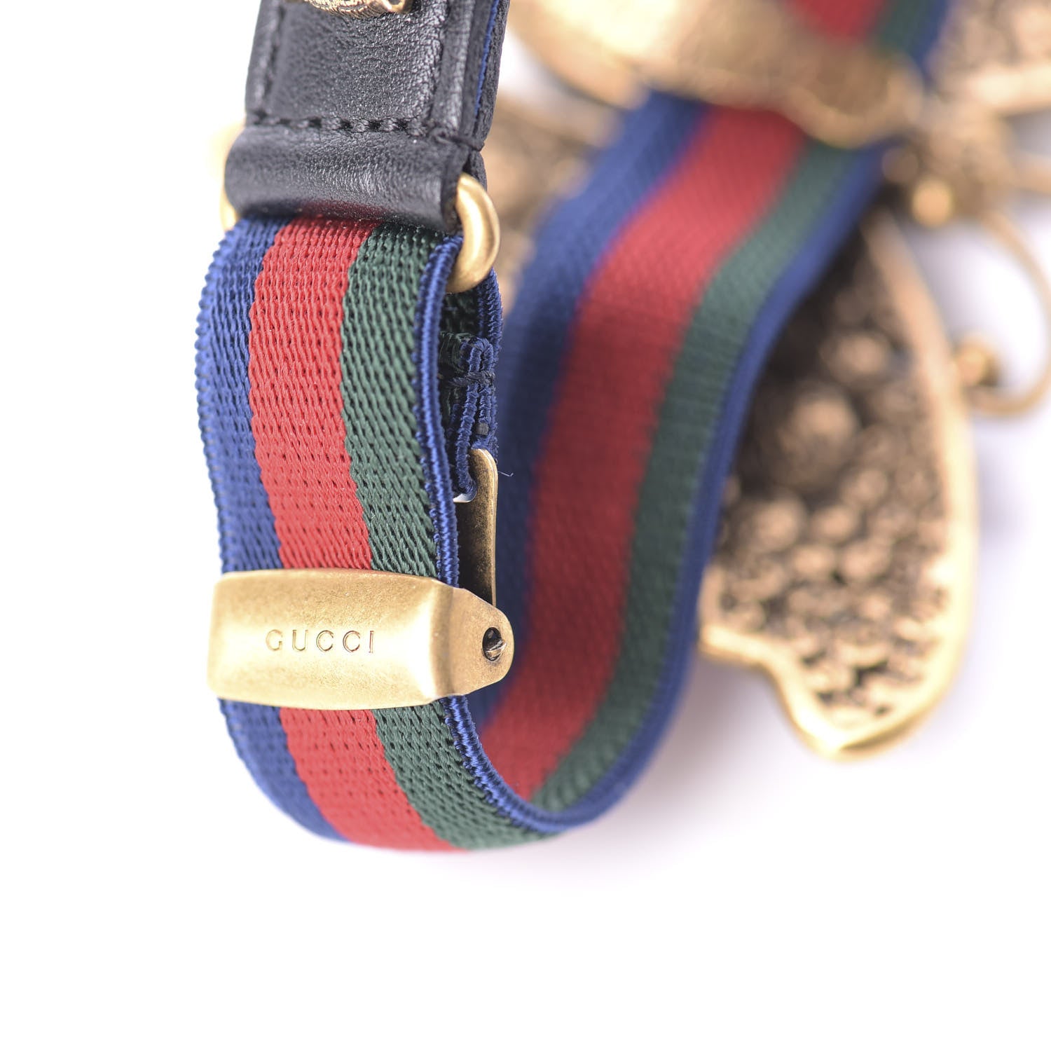 Gucci Web Crystal Butterfly Bracelet Multicolor 4 of 5