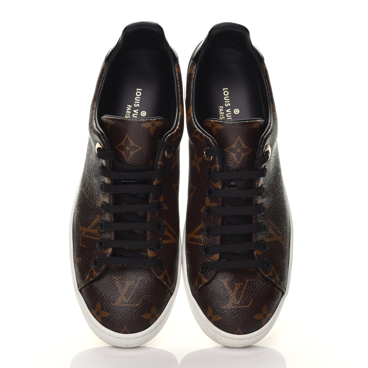 Patent Monogram Frontrow Sneakers 38