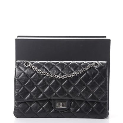 Chanel Aged Calfskin Quilted 2.55 Reissue 226 Flap Black 9 of 9
