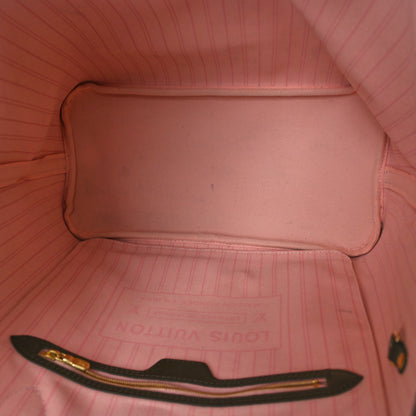 Louis Vuitton Damier Ebene Neo Neverfull MM Rose Ballerine 5 of 12