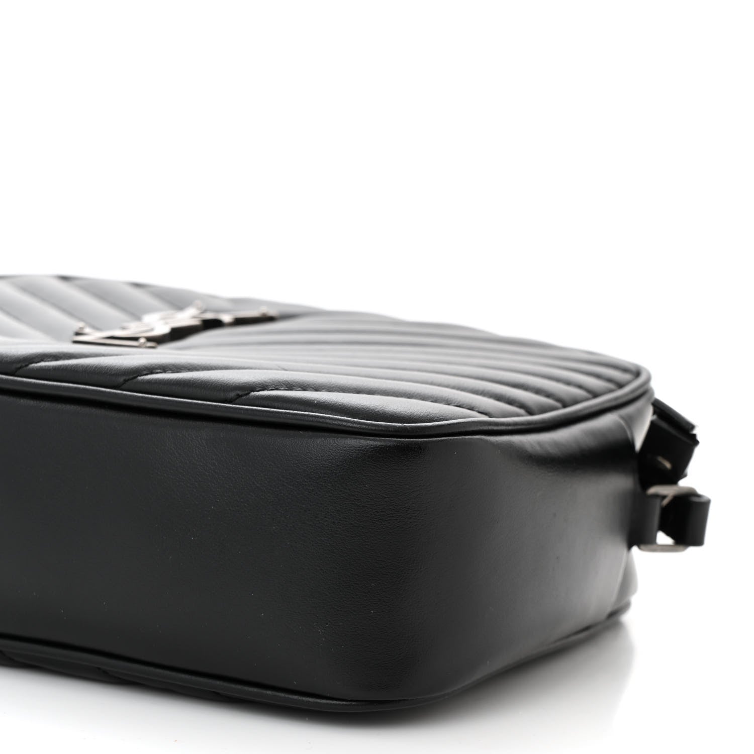 Saint Laurent Calfskin Matelasse Monogram Lou Camera Bag Black 10 of 10