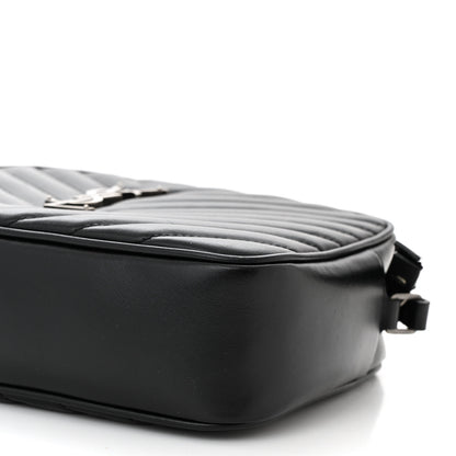 Saint Laurent Calfskin Matelasse Monogram Lou Camera Bag Black 10 of 10
