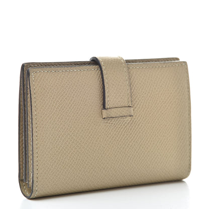 Hermes Epsom Bearn Card Holder Wallet Trench 3 of 11