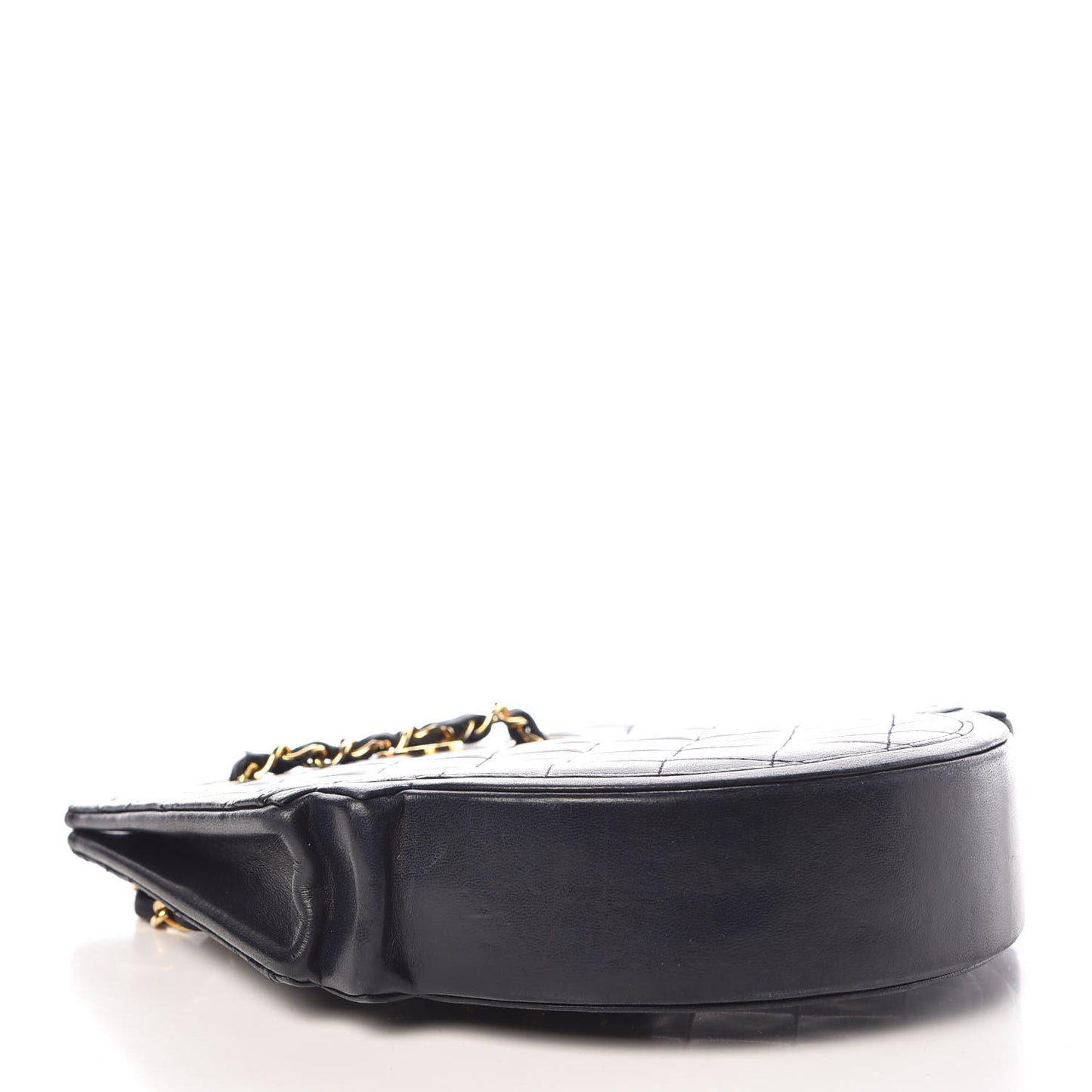 Lambskin Quilted Crossbody Navy