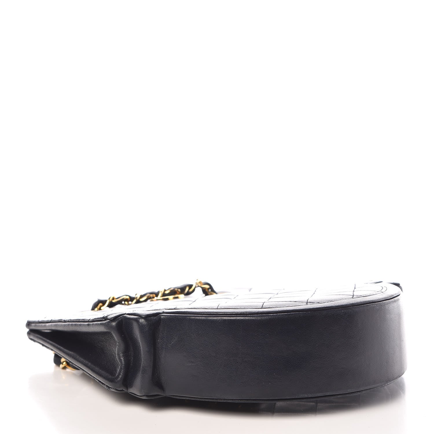 Chanel Lambskin Quilted Crossbody Navy 4 of 10