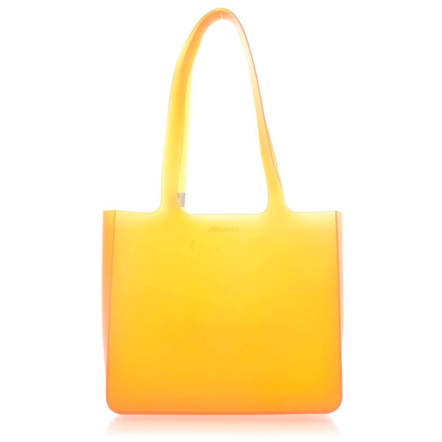 Jelly Rubber Tote Orange