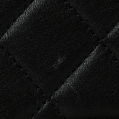 Chanel Sheepskin Quilted Large Beauty Lock Flap Black 12 of 16
