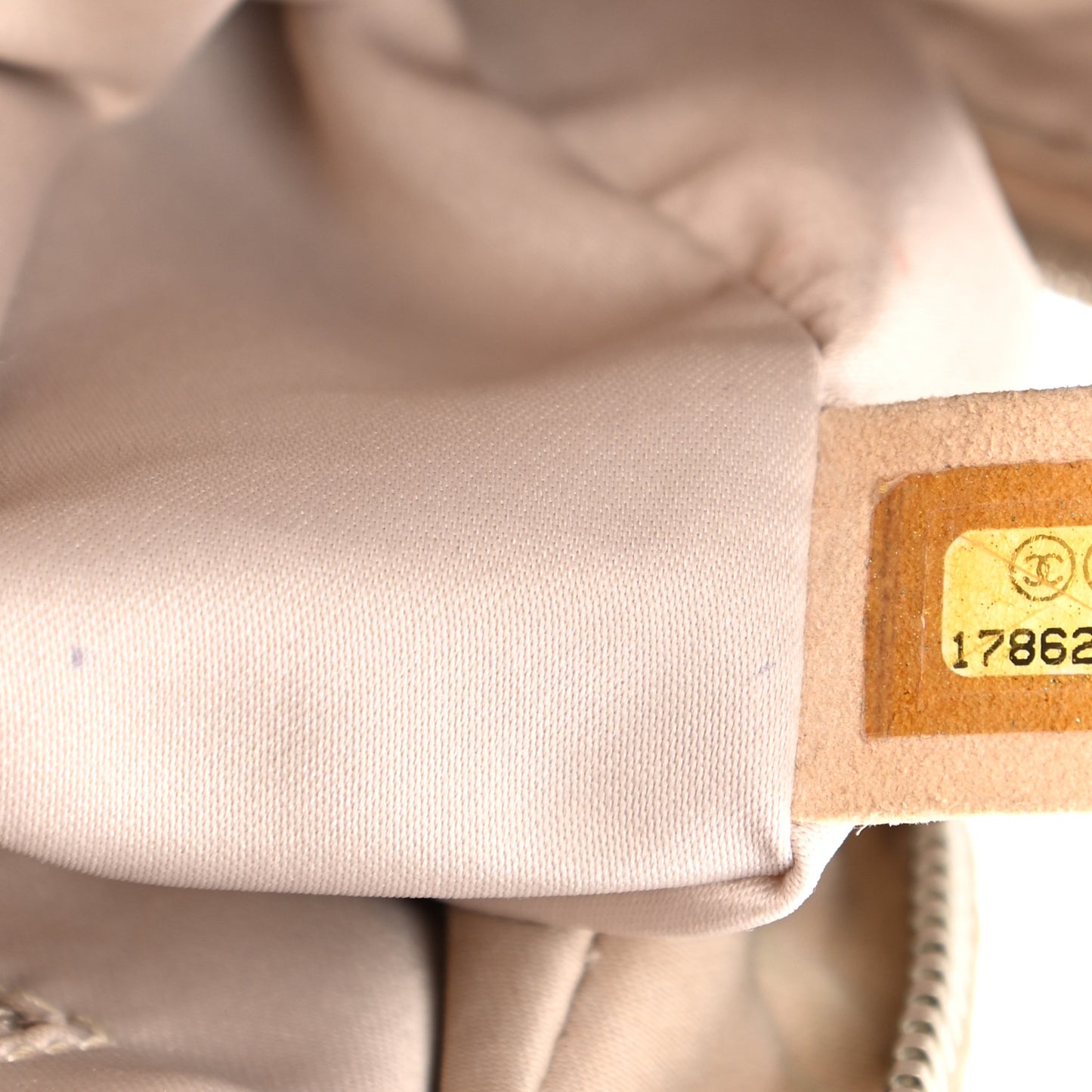 Caviar Quilted Large Paradoxal Camera Case Beige