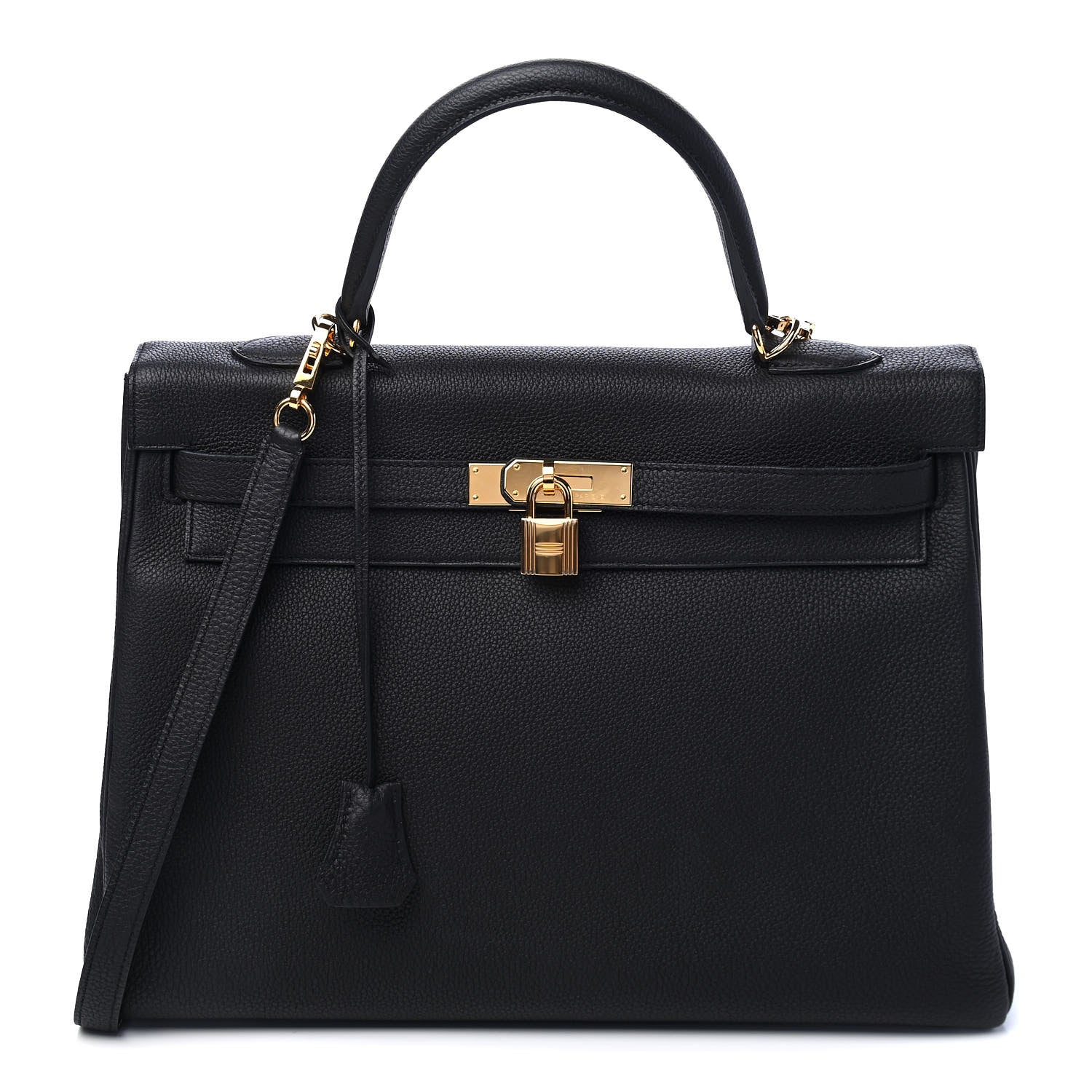 Hermes Togo Kelly Retourne 35 Black 1 of 11