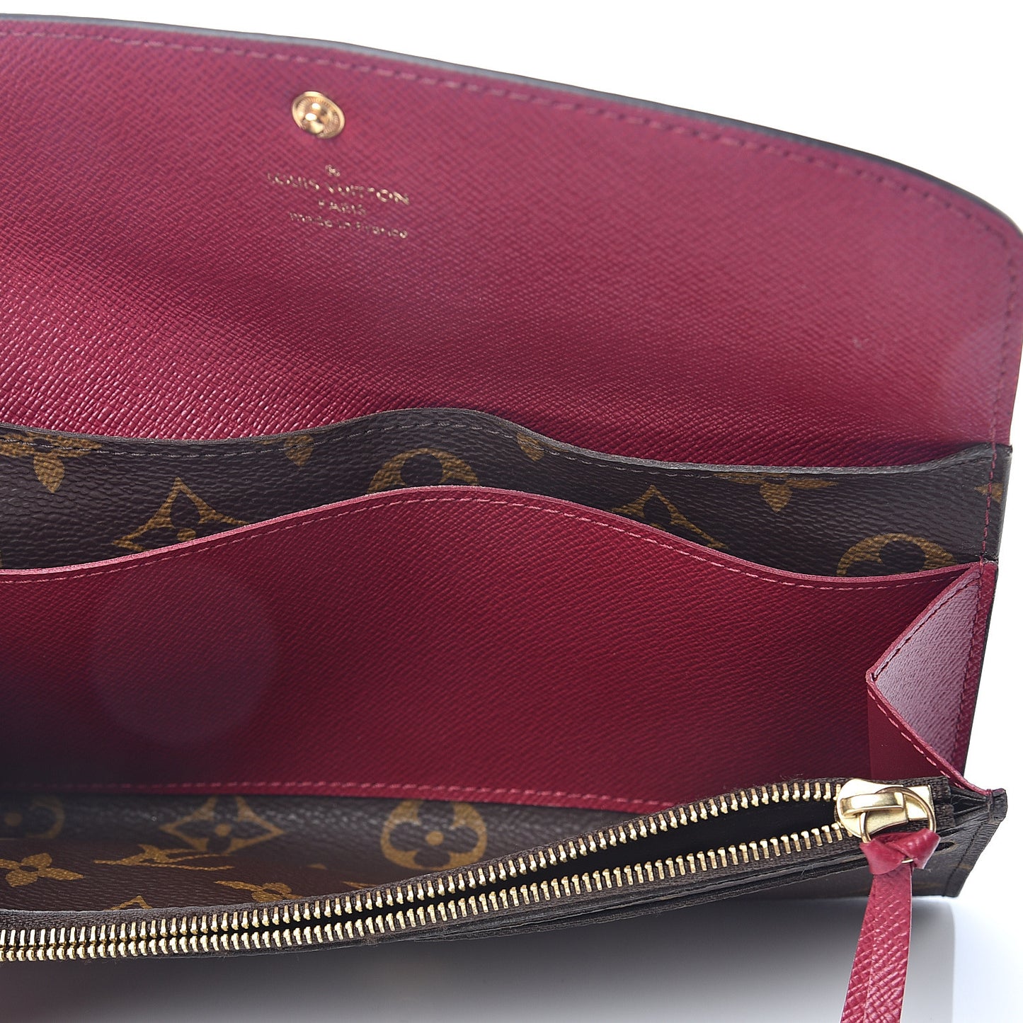 Monogram Emilie Wallet Fuchsia