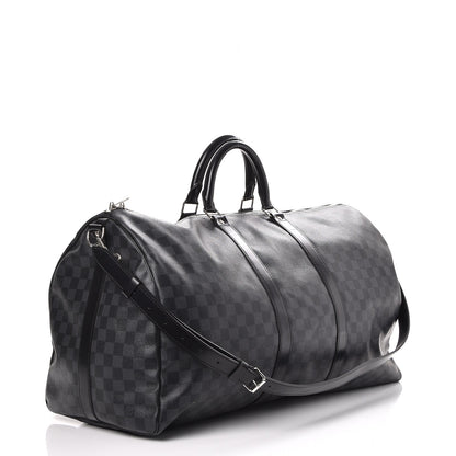 Louis Vuitton Damier Graphite Keepall Bandouliere 55 3 of 12