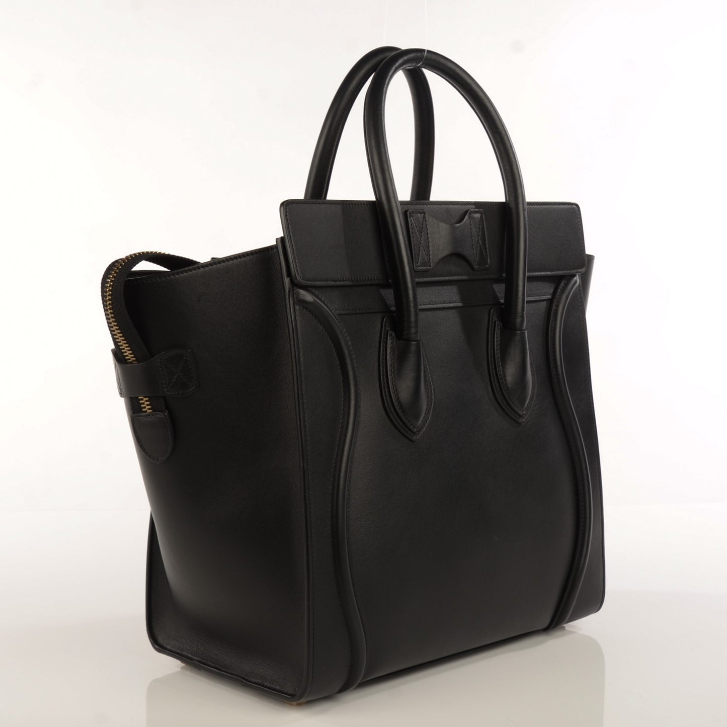 Smooth Calfskin Mini Luggage Black