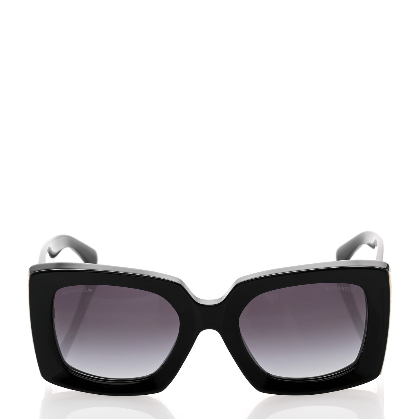 Acetate Rectangle Sunglasses 5435 Black