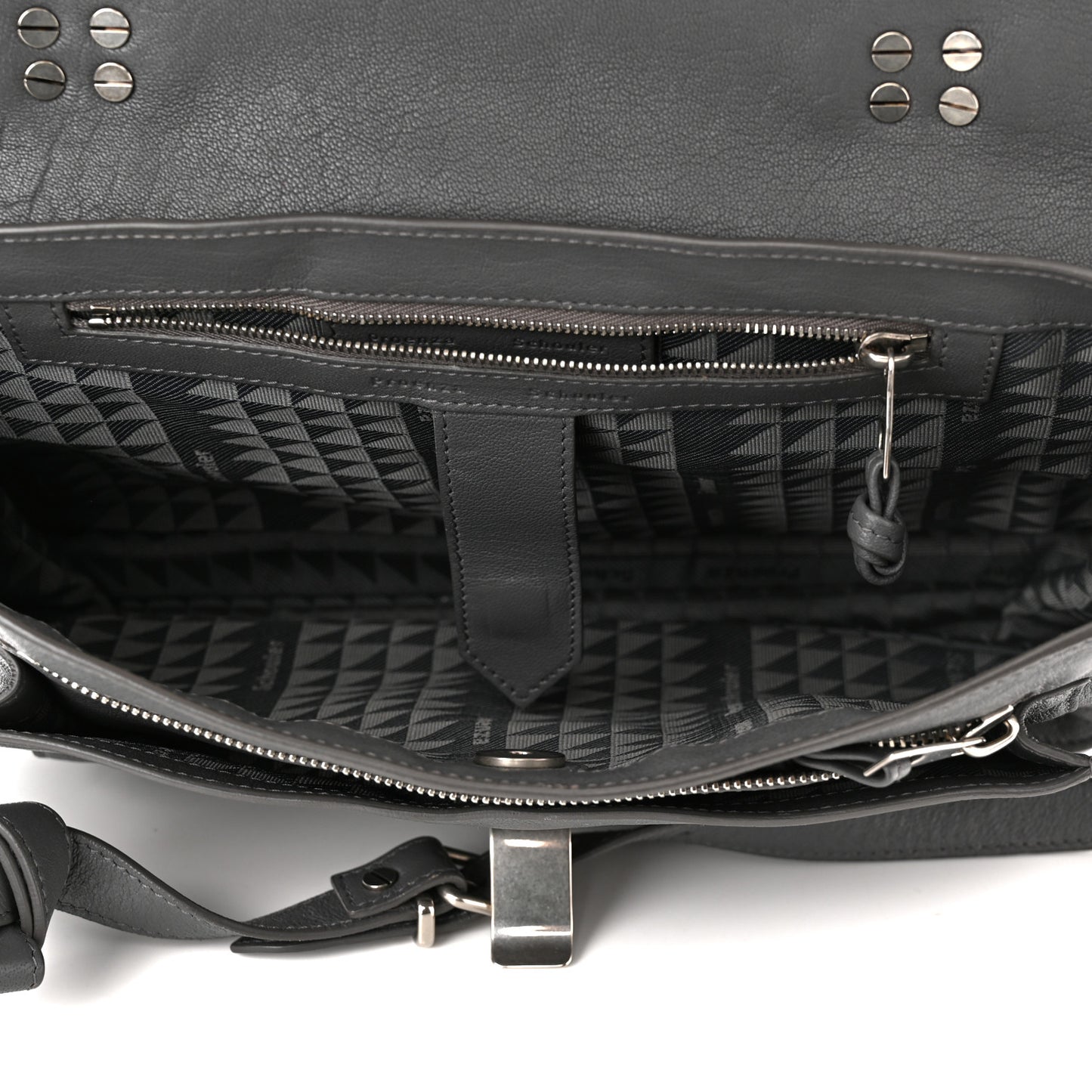Lambskin Medium PS1 Satchel Heather Grey