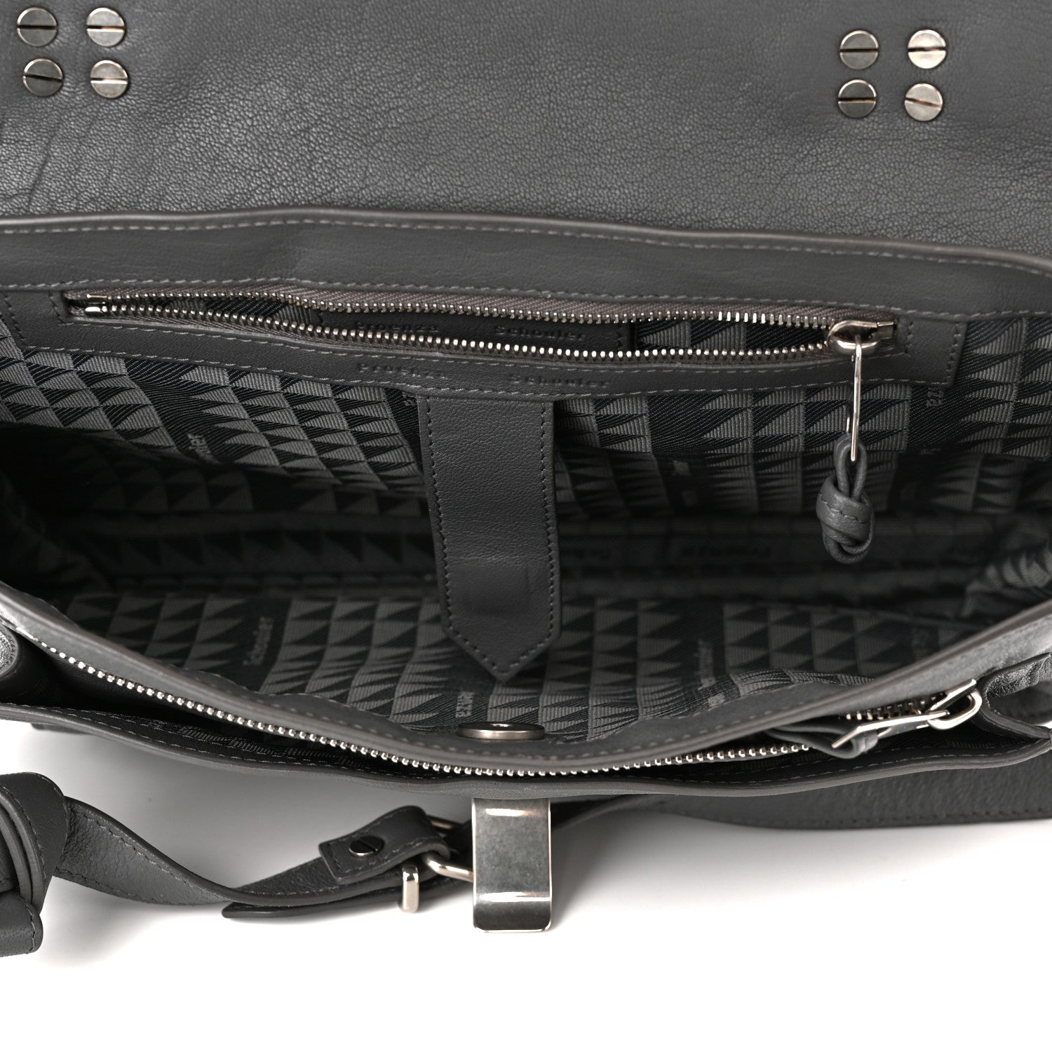 Proenza Schouler Lambskin Medium PS1 Satchel Heather Grey 5 of 11