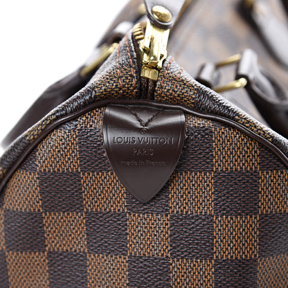 Louis Vuitton Damier Ebene Speedy 30 5 of 15