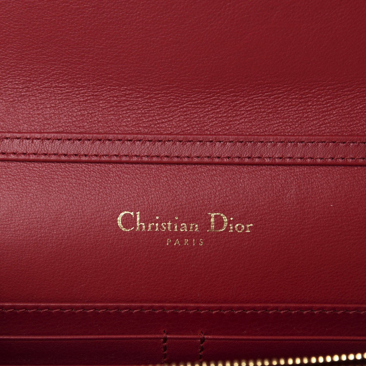 Christian Dior Patent 30 Montaigne Pouch Cherry Red 8 of 10