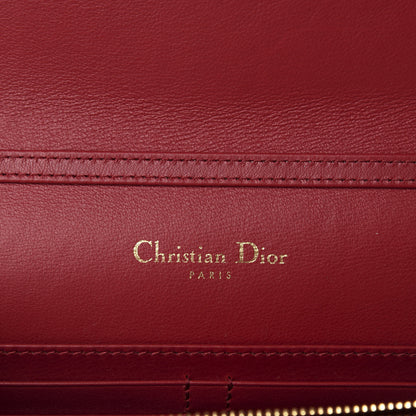 Christian Dior Patent 30 Montaigne Pouch Cherry Red 8 of 10