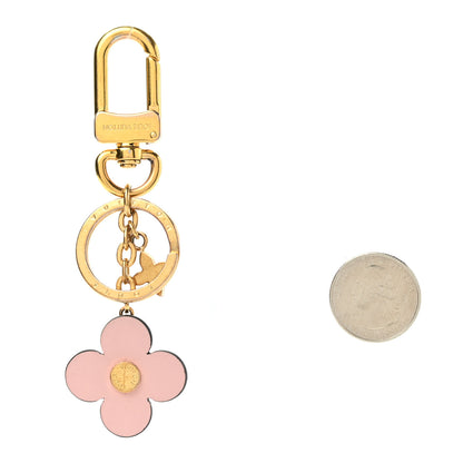 Louis Vuitton Monogram Blooming Flowers BB Bag Charm Key Holder Pink 2 of 4