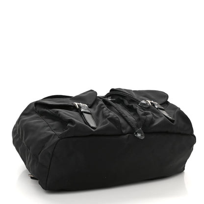 Prada Nylon Vela Medium Backpack Black 4 of 9