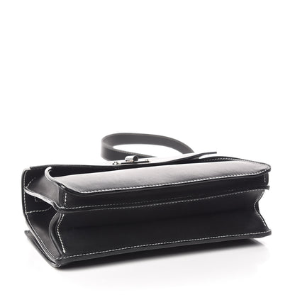 Proenza Schouler Smooth Calfskin Small Hava Top Handle Bag Black 4 of 11