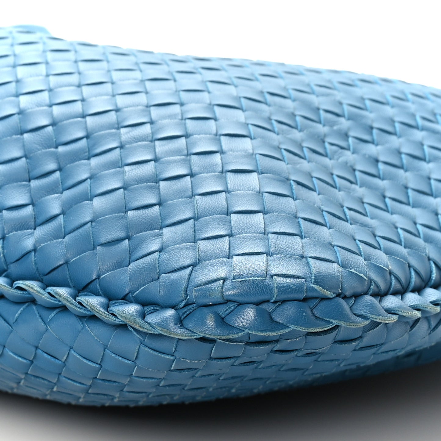 Nappa Intrecciato Maxi Veneta Hobo Turquoise