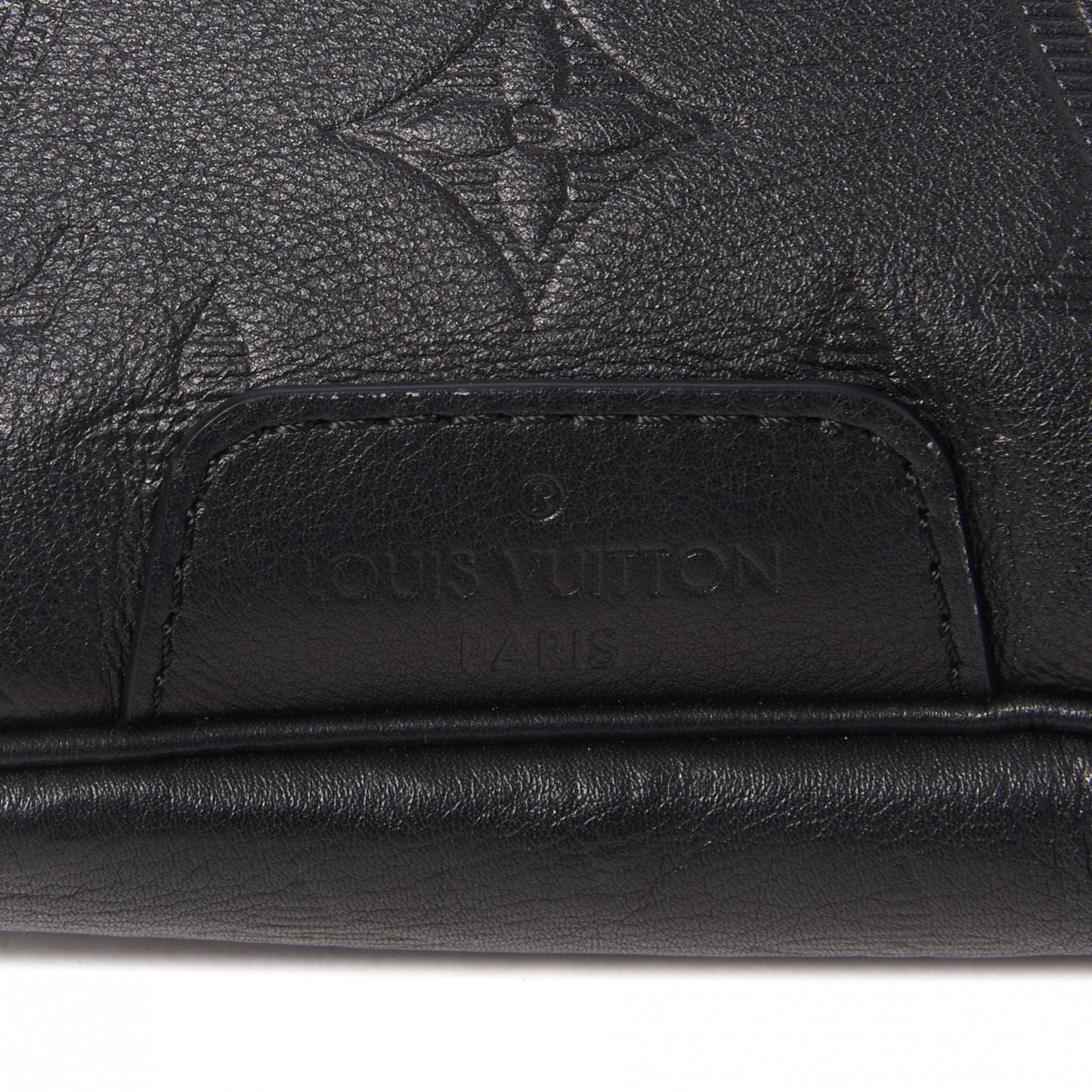 Calfskin Monogram Shadow Discovery Bumbag Black