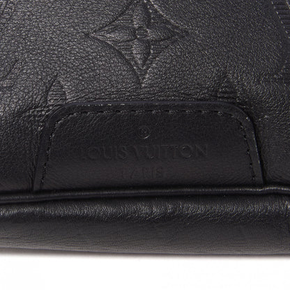 Louis Vuitton Calfskin Monogram Shadow Discovery Bumbag Black 8 of 9