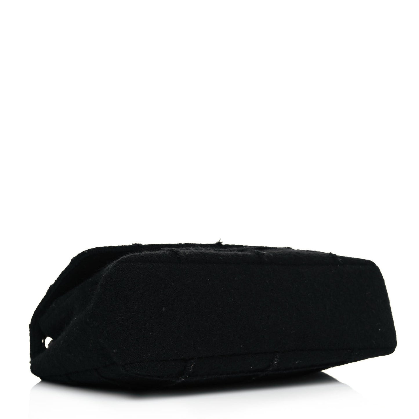 Wool Patchwork Mademoiselle Jumbo Flap Black