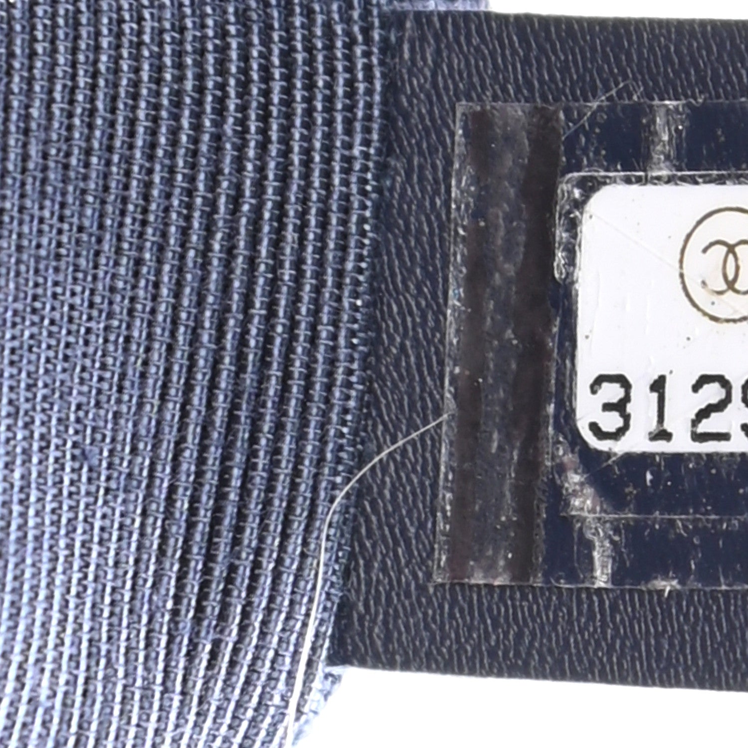 Chanel Tweed Quilted Medium Chanel 19 Flap Navy Blue White Red 7 of 10