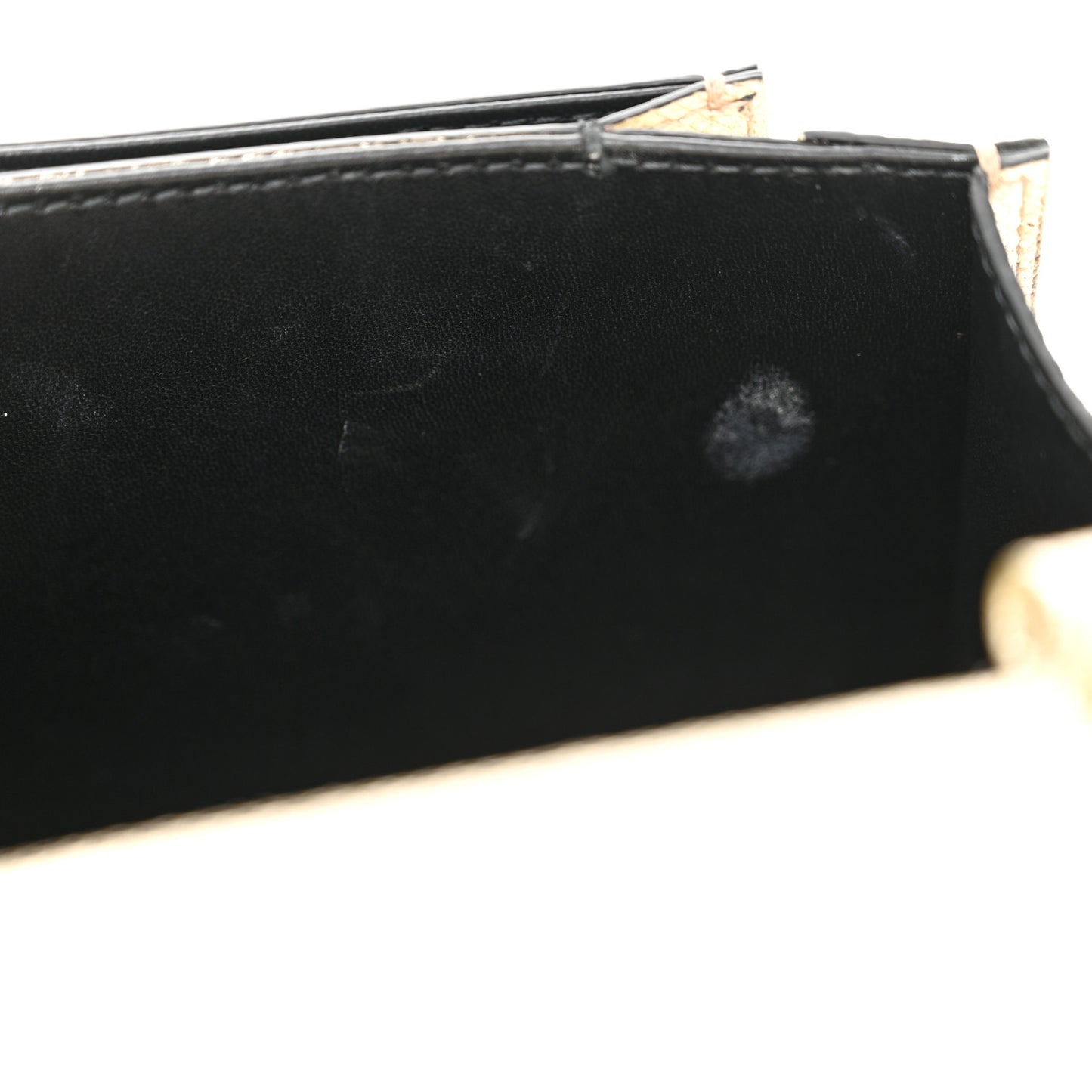 x ALEXANDER WANG Metallic Karung Serpenti Top Handle Belt Bag Light Gold