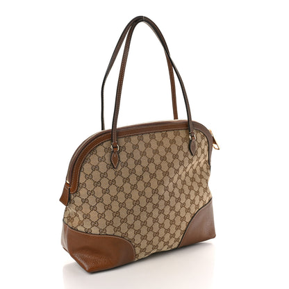 Gucci Monogram Medium Bree Shoulder Bag Beige Tabacco 3 of 9