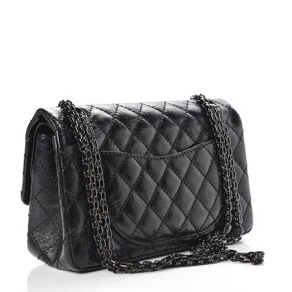 Chanel Aged Calfskin Quilted 2.55 Reissue 225 Flap So Black 3 of 10