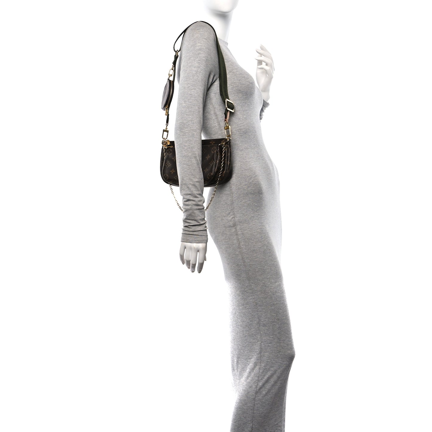 Monogram Multi Pochette Accessories Kaki