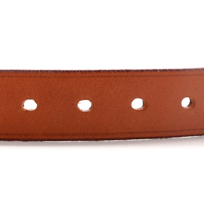 Hermes Toile Natural Bridle Medor Dog Collar S Dark Irish 3 of 7