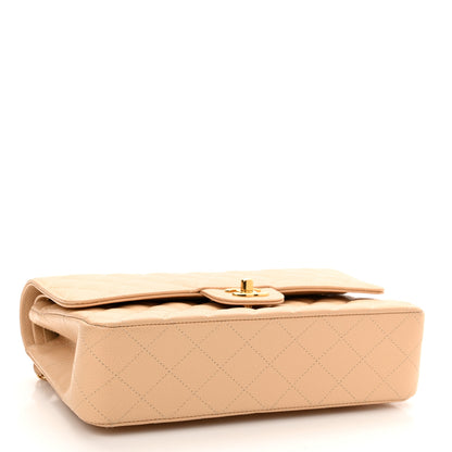 Chanel Caviar Quilted Medium Double Flap Beige Clair 4 of 10