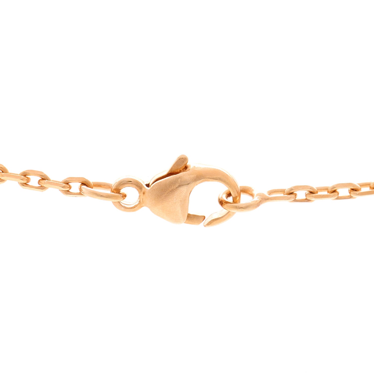 Hermes Lacquered Rose Gold Mini Pop H Pendant Necklace Marron Glace 5 of 7