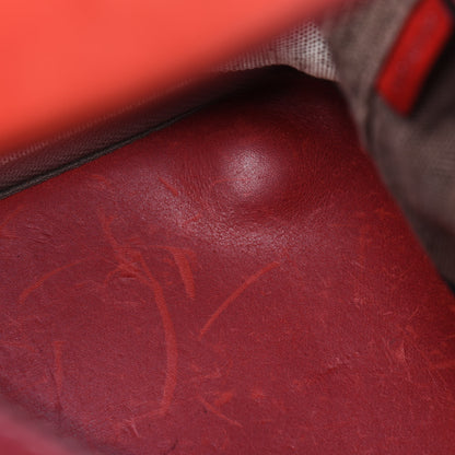 Burberry Canvas Mega Check Medium Ashby Hobo Cadmium Red 12 of 27
