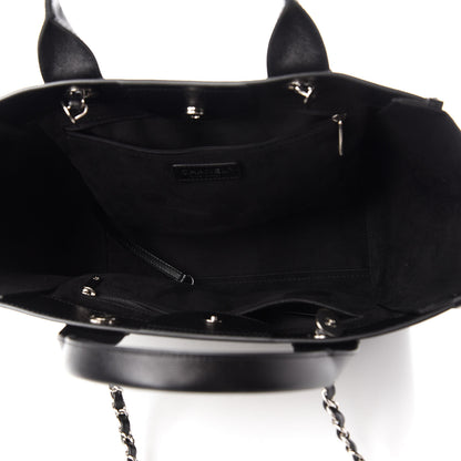Chanel Caviar Small Studded Deauville Tote Black 5 of 10