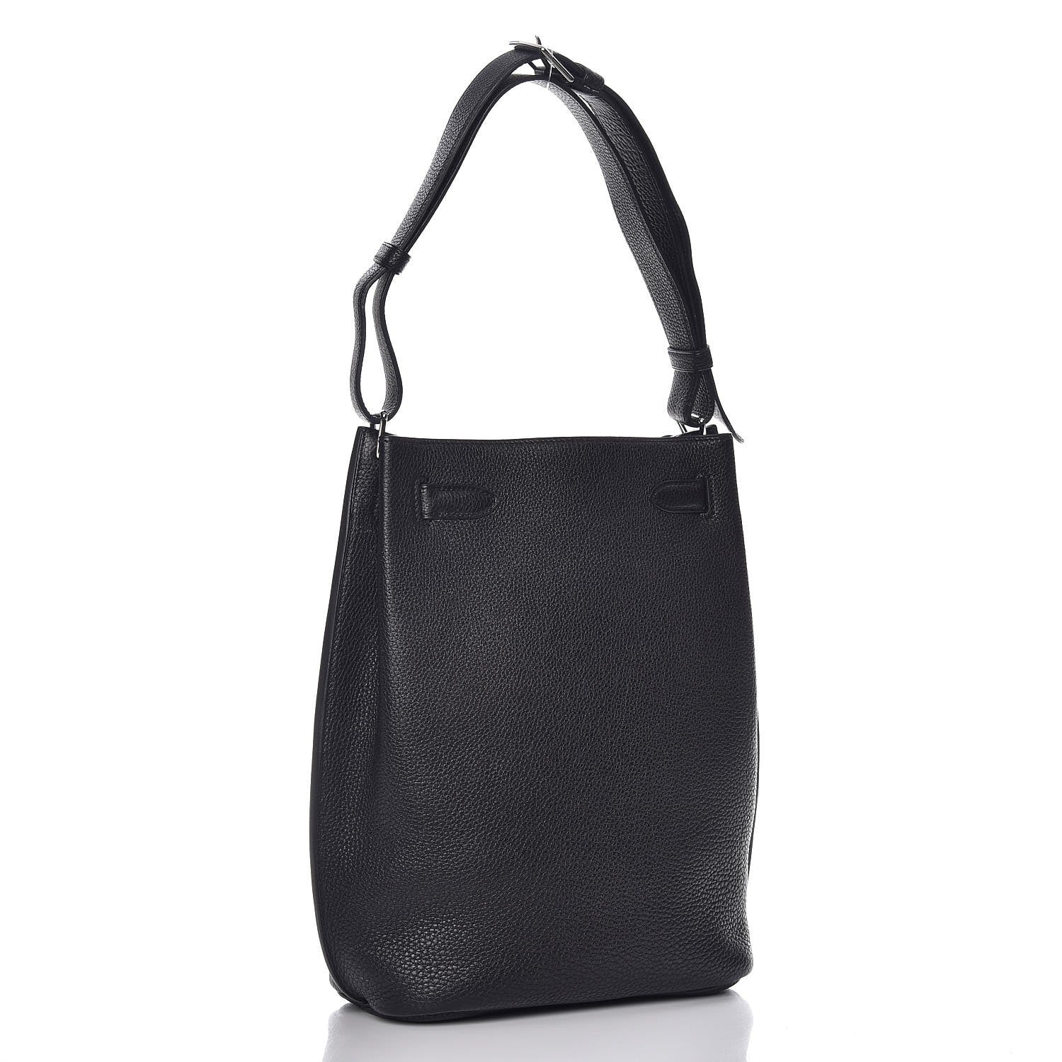 Hermes Taurillon Clemence So Kelly 22 Black 3 of 7