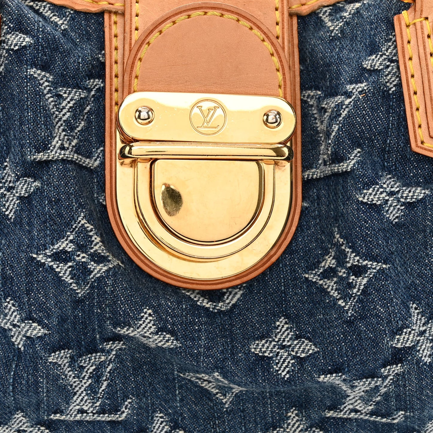 Monogram Denim Pleaty Blue