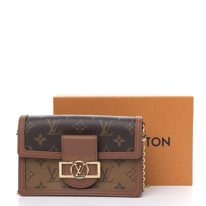 Louis Vuitton Reverse Monogram Dauphine Chain Wallet 9 of 9