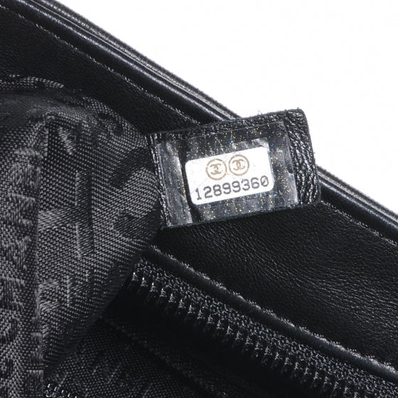 Lambskin Large Ultimate Soft Tote Black