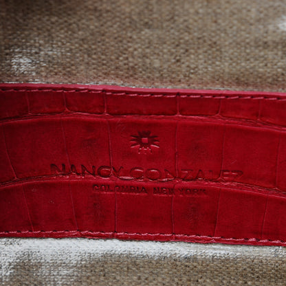 Nancy Gonzalez Crocodile Erica Crocodile Shopper Tote Pink 7 of 8