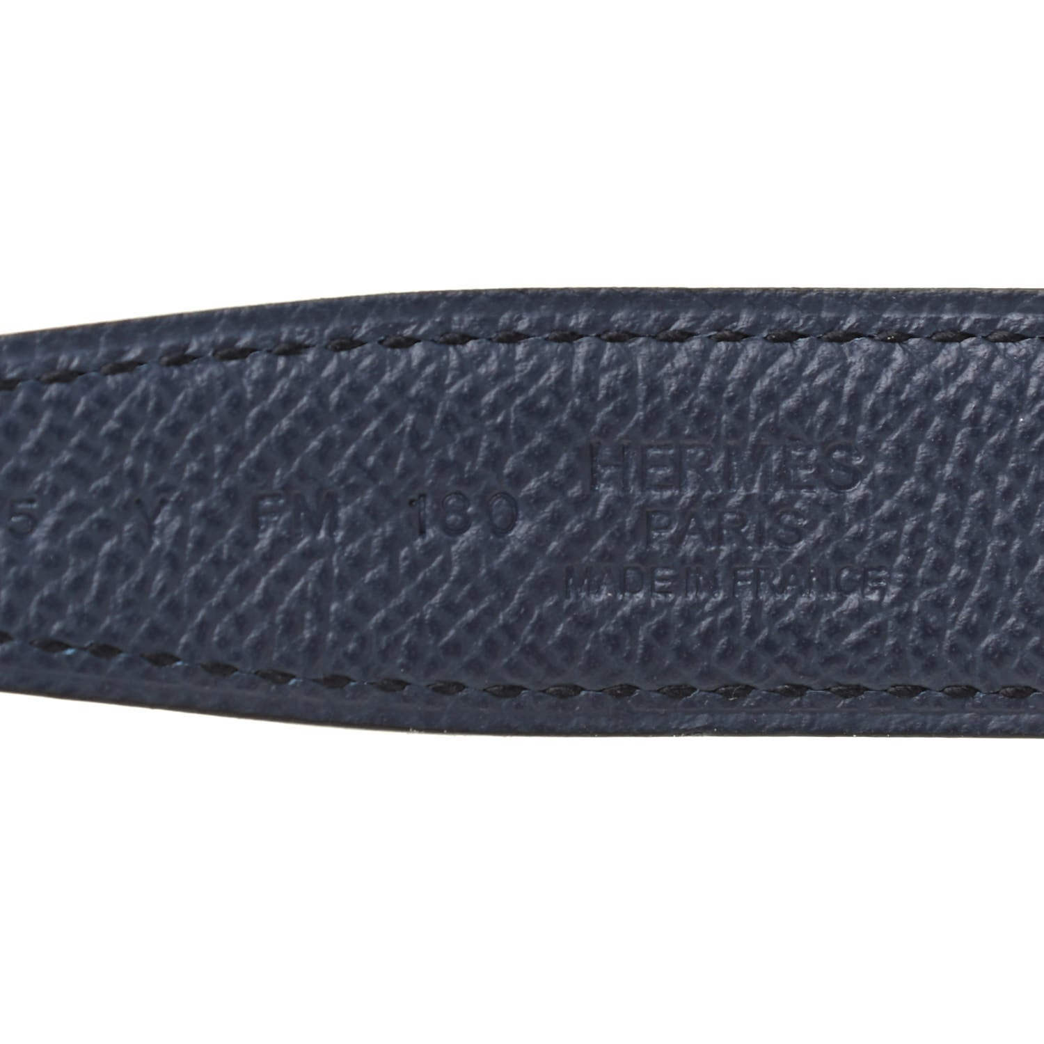Hermes Swift Epsom 24mm Mini Constance Guilloche H Belt 85 Bleu Frida Bleu Indigo 3 of 5