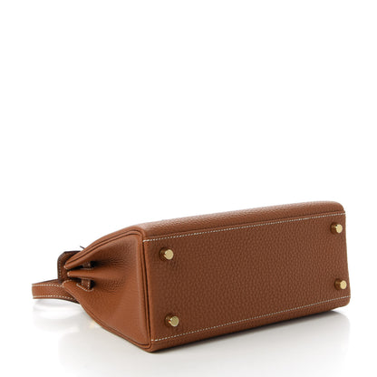 Hermes Togo Kelly Retourne 25 Gold 4 of 11
