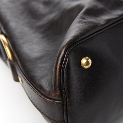 Saint Laurent Calfskin Large Muse Dark Brown 9 of 11