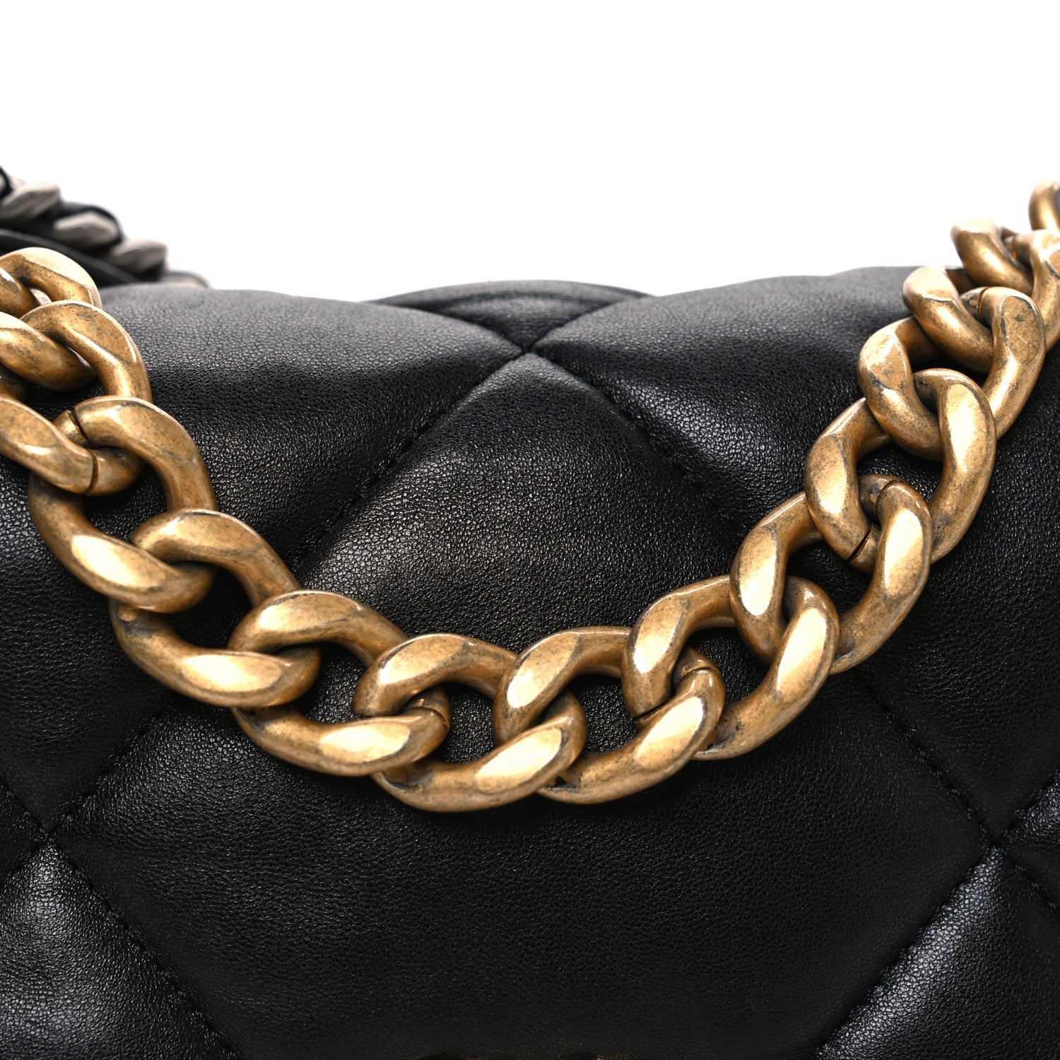 Chanel Lambskin Quilted Medium Chanel 19 Flap Black 8 of 10