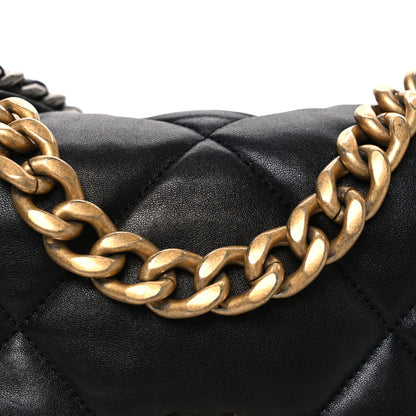 Chanel Lambskin Quilted Medium Chanel 19 Flap Black 8 of 10